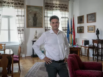 Peter Marki - Zay župan mesta H&oacute;dmezőv&aacute;s&aacute;rhely- 19.07.2021 &ndash; Madžarska - Budimpe&scaron;ta //FOTO: Luka Cjuha. / Foto: Luka Cjuha