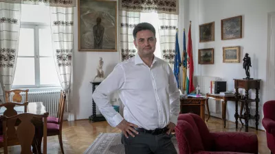 Peter Marki - Zay župan mesta Hódmezővásárhely- 19.07.2021 – Madžarska - Budimpešta //FOTO: Luka Cjuha. / Foto: Luka Cjuha