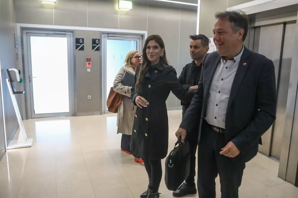 1.4.2026 Predsednik Gibanja Svoboda Robert Golob se bo vnovič sestal s predstavniki list oz. strank, ki so bile na volitvah izvoljene v parlament, foto luka cjuha