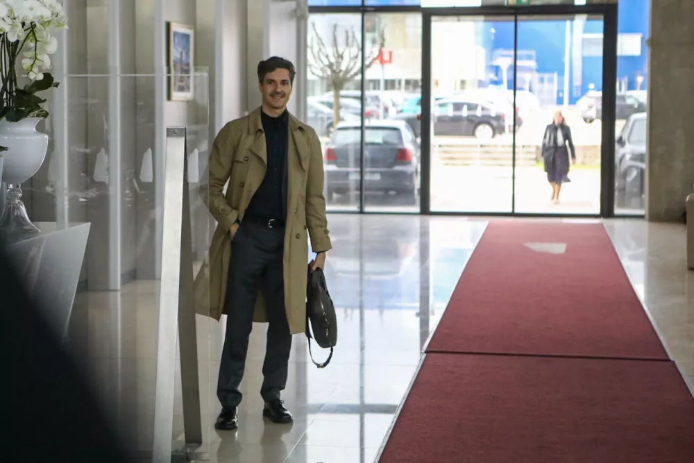 1.4.2026 Predsednik Gibanja Svoboda Robert Golob se bo vnovič sestal s predstavniki list oz. strank, ki so bile na volitvah izvoljene v parlament, foto luka cjuha