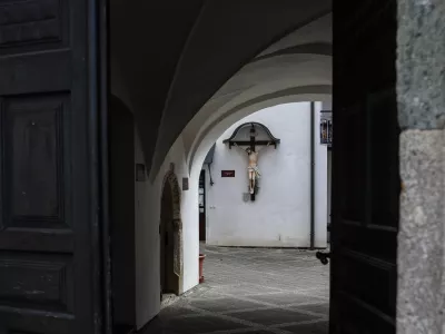 - 17.03.2026. - Radovljica, Cerkev, kr&scaron;čanstvo, katoli&scaron;ka cerkev, religija..//FOTO: Bojan Velikonja