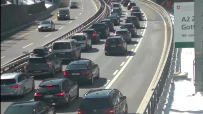 Predor Gotthard, Švica, gnečaApril 2026