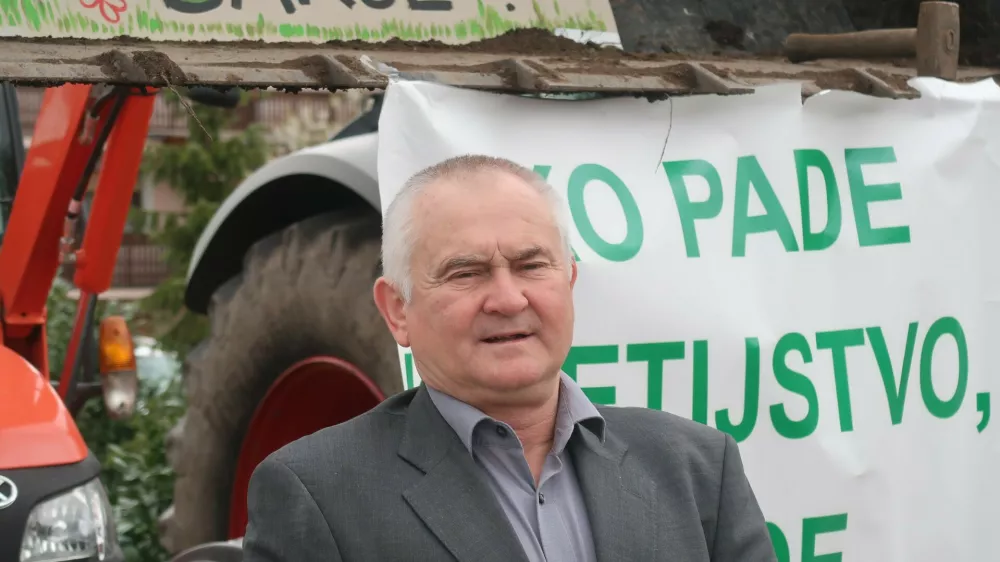 Anton Medved, Sindikat kmetov Slovenije, predsednik. Foto: Tatjana Pihlar 