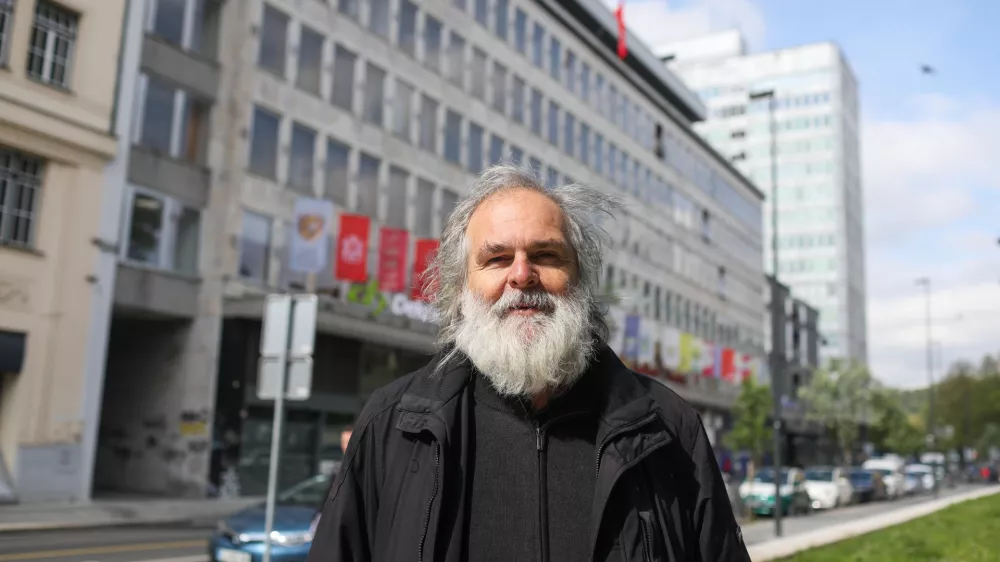 21.04.2024. Prof. dr. Rajko Mur&scaron;ič, entolog in profesor na Filozofski fakulteti.//FOTO: Bojan Velikonja