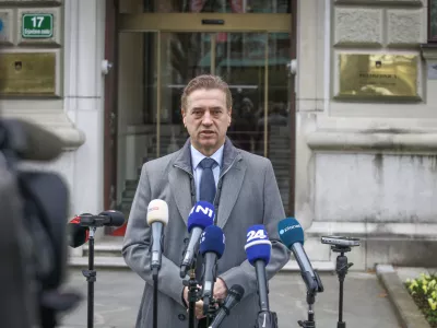 Predsednik vlade Robert Golob30.3.2026 - Predsednica republike Nata&scaron;a Pirc Musar bo v uradu predsednice (Erjavčeva 17) na neformalne pogovore sprejela predsednico in predsednike strankFoto: Luka Cjuha