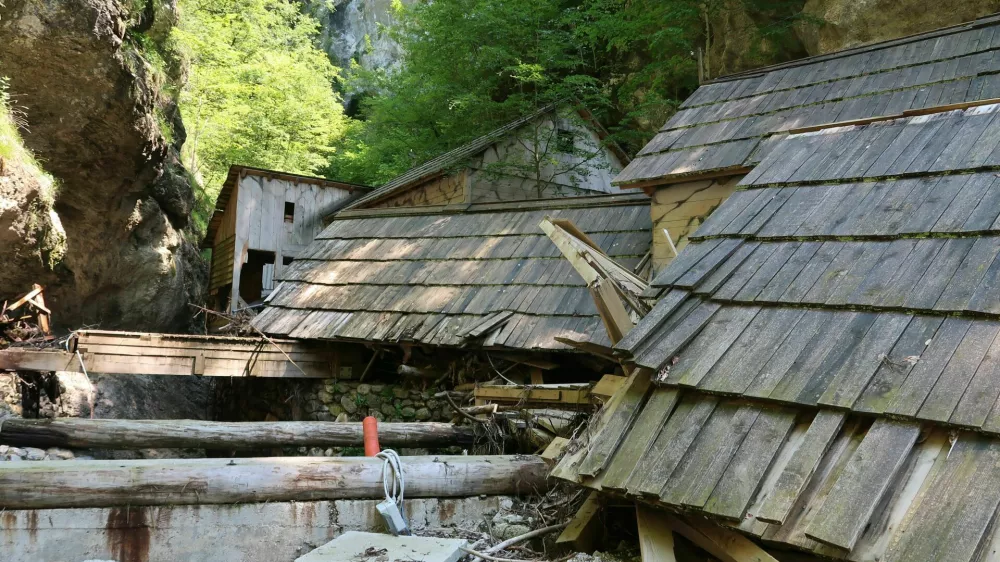 Partizanska bolnica Franja, po poplavah in ujmi 2023 - 17. 6. 2024 