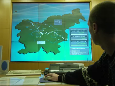 HE Medvode - Hidroelektrarna Medvode, nadzorna soba - savske elektrarne