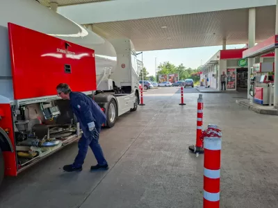 12.06.2025 - Petrol - Bencinska črpalka - točenje goriva - bencinFoto: Luka Cjuha