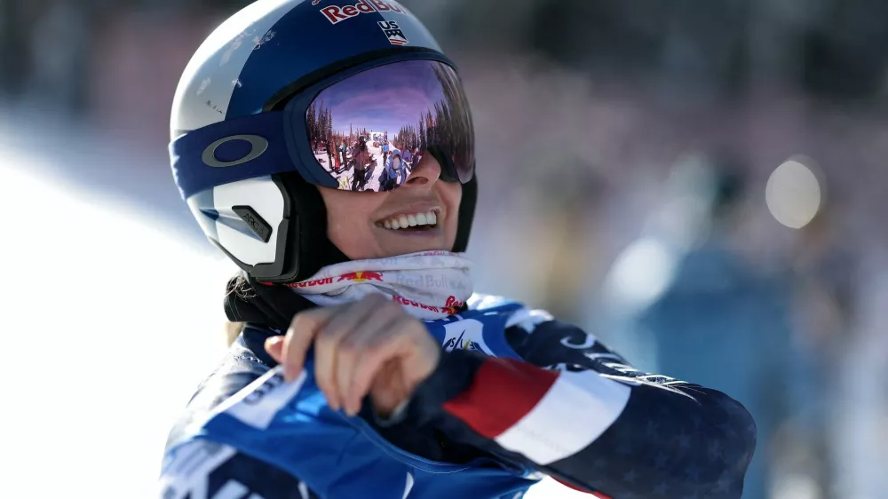 BEAVER CREEK, COLORADO - DECEMBER 11: Lindsay Vonn prepares to fore run the downhill course prior to the STIFEL Birds of Prey FIS World Cup - Beaver Creek Women's Downhill Training at Beaver Creek Resort on December 11, 2024 in Beaver Creek, Colorado. Sean M. Haffey,Image: 945630020, License: Rights-managed, Restrictions:, Model Release: no