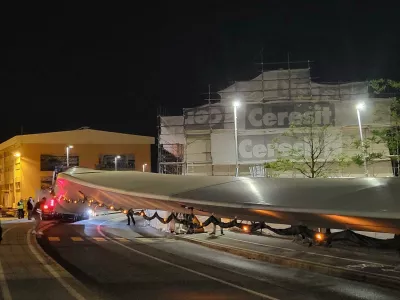 Prevoz elise iz Luke Koper proti Avstriji.