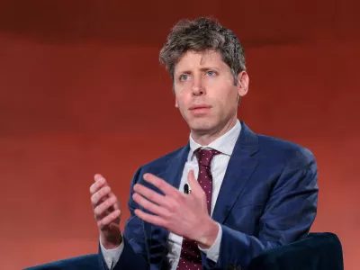 CEO of OpenAI Sam Altman speaks during the 2026 Infrastructure Summit of government officials, corporate executives, and labor leaders, in Washington, D.C., U.S., March 11, 2026. REUTERS/Kylie Cooper