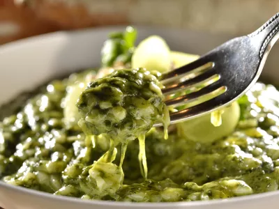 Spinach Risoto n / Foto: Mauroholanda