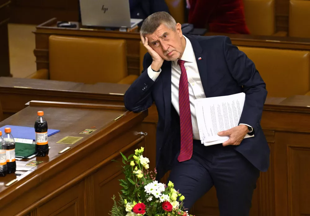 15 January 2026, Czech Republic, Prague: Czech Prime Minister Andrej Babis attends a session of the Czech Chamber of Deputies. Photo: &middot;ulov&aacute; Kate&oslash;ina/CTK/dpa