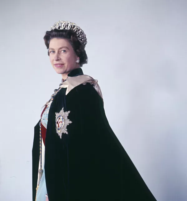 In this photo dated Oct. 16, 1968 and issued on Friday, Sept. 8, 2023 by the Royal Collection Trust/His Majesty King Charles III 2023 of the late Queen Elizabeth II to mark the anniversary of her passing. (Cecil Beaton, Royal Collection Trust/His Majesty King Charles III 2023 via AP)