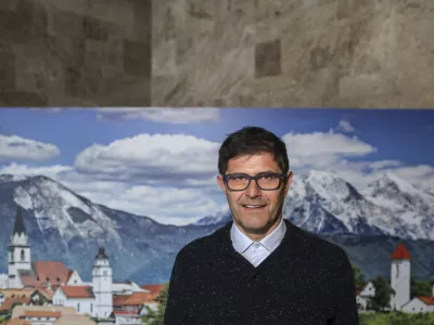 - 23.01.2023 -  Matjaž Rakovec, župan Mestne občine Kranj, predsednik Hokejske zveze Slovenije//FOTO: Jaka Gasar