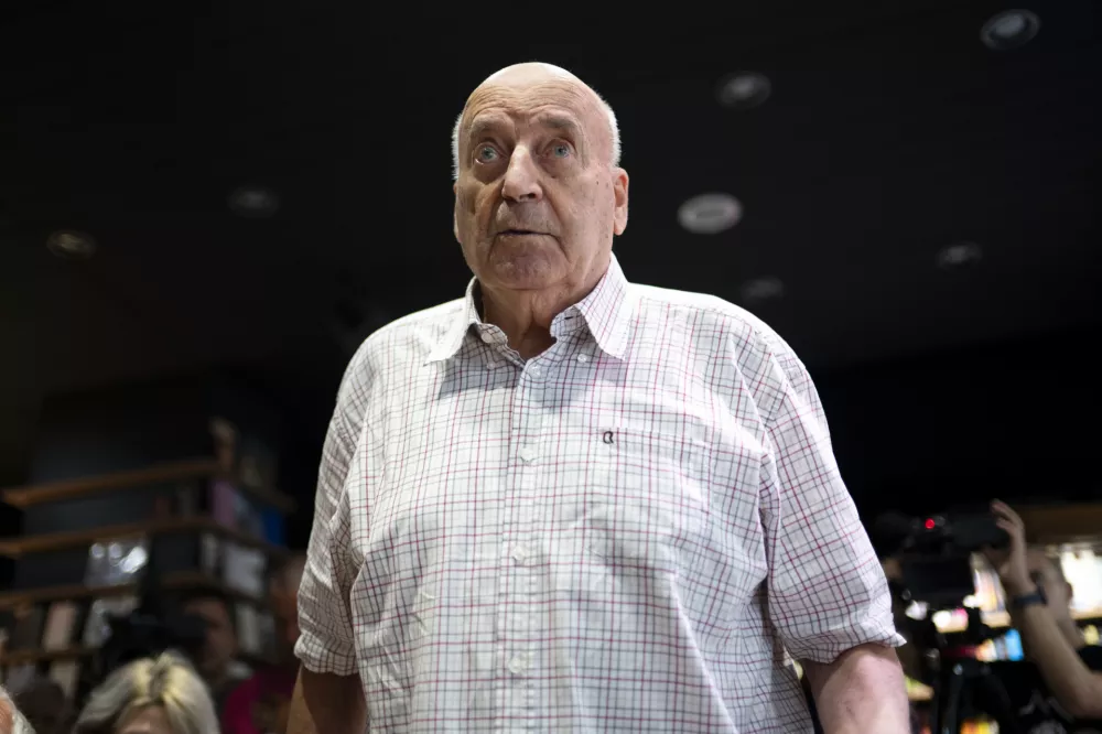 Ivo Daneu20.08.2025 - Predstavitev knjige 77: Osrečenost v času Luke Dončića Foto: Nik Erik Neubauer 