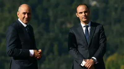 Janez Janša Anže Logar