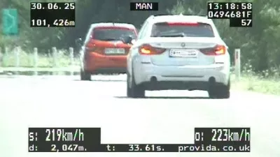 prehitra vožnja, radar, hitrost, globaFoto: PU Murska sobota