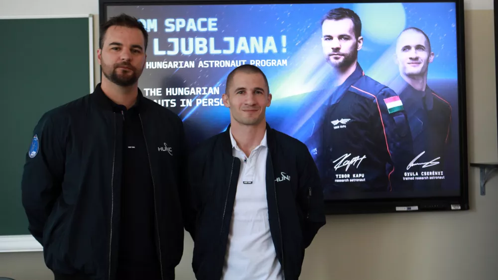 22.04.2026 - Madžarska astronavta Tibor Kapu, Gyula CserenyiStrojna fakultetaFoto:Tomaž Skale / Foto: Tomaž Skale