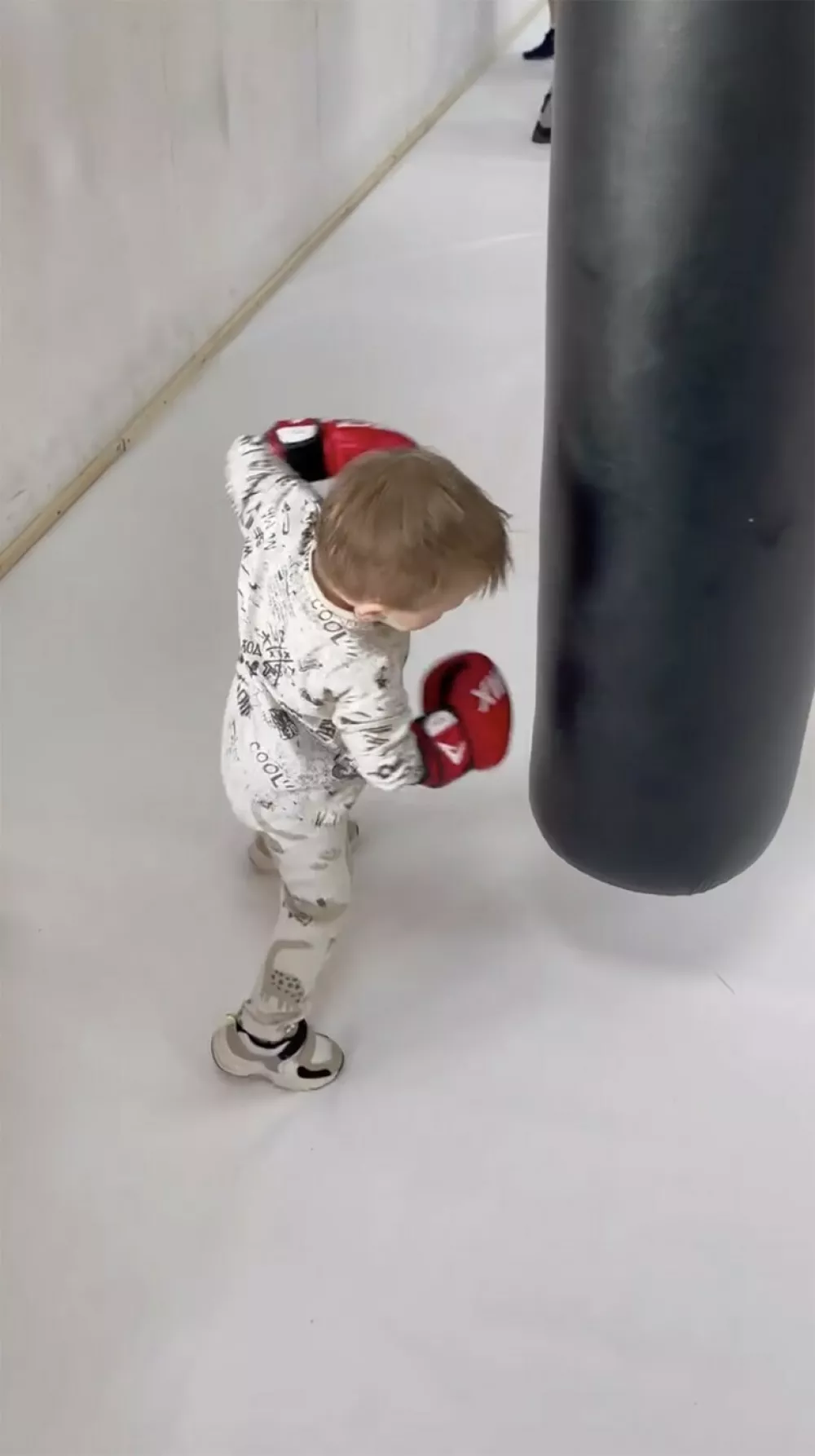 The parents of two-year-old boxer Demyan Igeshev, from Vladivostok, have been told their son 'could kill another child' at nursery school after his videos went viral.,Image: 1093768339, License: Rights-managed, Restrictions: ***HANDOUT image or SOCIAL MEDIA IMAGE or FILMSTILL for EDITORIAL USE ONLY! * Please note: Fees charged by Profimedia are for the Profimedia's services only, and do not, nor are they intended to, convey to the user any ownership of Copyright or License in the material. Profimedia does not claim any ownership including but not limited to Copyright or License in the attached material. By publishing this material you (the user) expressly agree to indemnify and to hold Profimedia and its directors, shareholders and employees harmless from any loss, claims, damages, demands, expenses (including legal fees), or any causes of action or allegation against Profimedia arising out of or connected in any way with publication of the material. Profimedia does not claim any copyright or license in the attached materials. Any downloading fees charged by Profimedia are for Profimedia's services only. * Handling Fee Only ***, Model Release: no