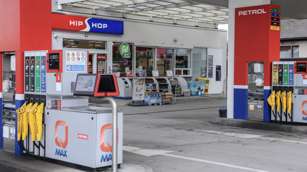 - 14.03.2026 - nedelujoča bencinska črpalka, kriza z nafto, gorivo, nafta, Petrol//FOTO: Jaka Gasar / Foto: Jaka Gasar