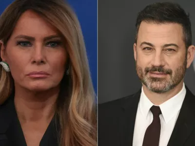Melania Trump, Jimmy Kimmel