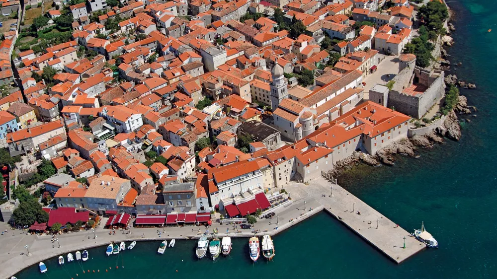 panorama otok Krk