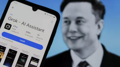 12 July 2025, Indonesia, Bandung: In this photo illustration, Grok logo is seen displayed on a smartphone screen. Grok is a generative artificial intelligence chatbot developed by xAI. Photo: Algi Febri Sugita/ZUMA Press Wire/dpa