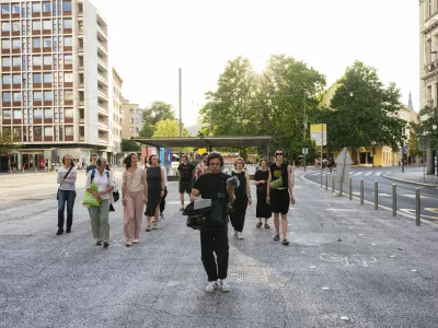 28.05.2026 Luka Ur&scaron;ič Pod(hod) &mdash; premiera - Zvočni sprehod prisluhne podhodu Ajdov&scaron;činaFOTO: Nik Erik Neubauer