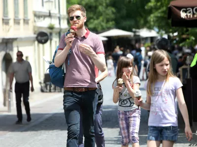 - 29.05.2023 - predpoletna reportaža o cenah sladoleda v Ljubljani &ndash; sladoled//FOTO: Tomaž Skale
