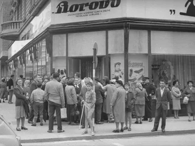 gneča pred borovom 1960