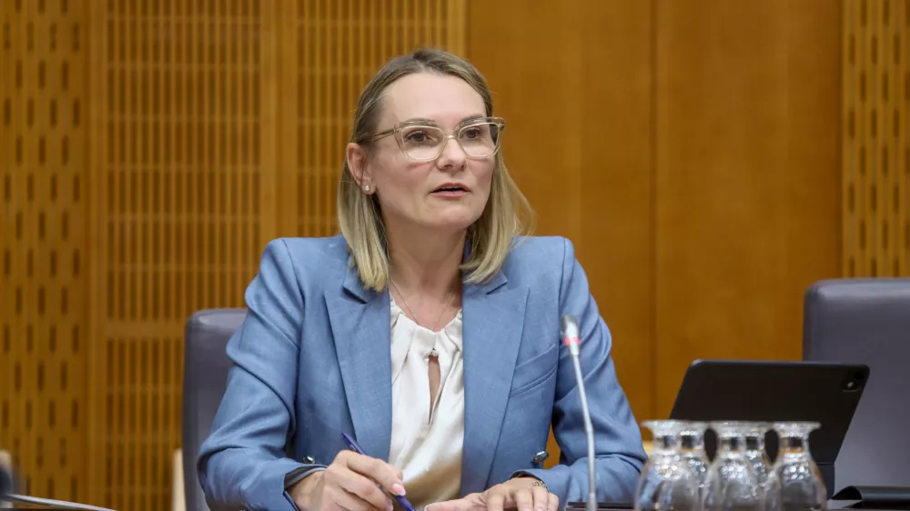 Polona Rifelj2.6.2026 - predstavitev kandidatke za ministrico za okolje in prostor Polone Rifelj pred pristojnim odborom DZFoto: Luka Cjuha