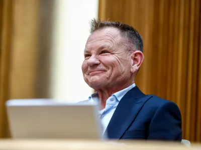 Franci Matoz2.6.2026 - predstavitev kandidata za ministra za notranje zadeve in javno upravo Francija Matoza pred pristojnim odborom DZFoto: Luka Cjuha