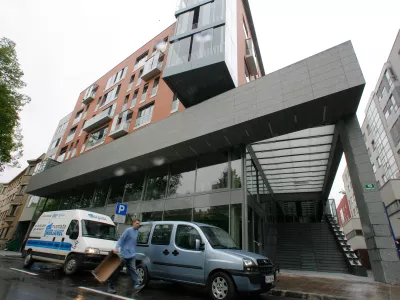  - stanovanjsko-poslovni objekt Vila Urbana na Poljanskem nasipu - Barvarska steza - novogradnja - prazna stanovanja - nepremičnine - stavba ///FOTO: Jaka Adamič