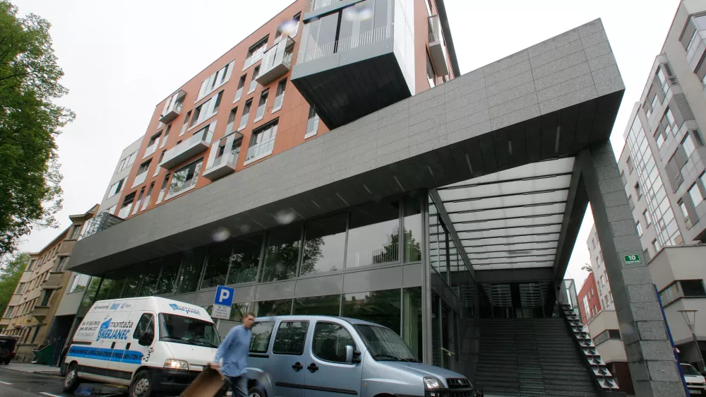  - stanovanjsko-poslovni objekt Vila Urbana na Poljanskem nasipu - Barvarska steza - novogradnja - prazna stanovanja - nepremičnine - stavba ///FOTO: Jaka Adamič