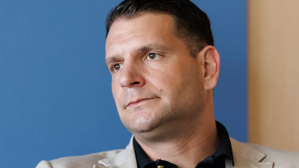 Ljubljana, DZ.Pogovor s predsednikom DZ Zoranom Stevanovicem.