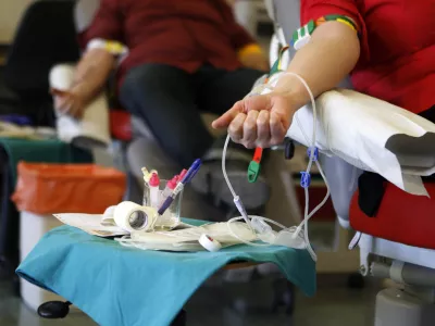 - Zavod RS za transfuzijsko medicino (ZTM) - krvodajalska akcija - krvodajalstvo//FOTO: Bojan Velikonja