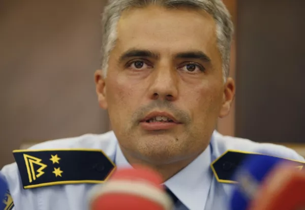 Danijel Lorbek, vodja sektorja mejne policije - Uprava uniformirane policije - Generalna policijska uprava /./FOTO: Jaka AdamičOPOMBA: ZA OBJAVO V ČASOPISU DNEVNIK