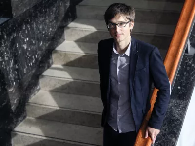 dr. Jure Leskovec, strokovnjak za proučevanje velikih socialnih in informacijskih omrežij - edini slovenski predavatelj računalni&scaron;tva na prestižni ameri&scaron;ki univerzi Stanford//FOTO: Jaka Gasar