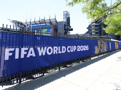 Jun 4, 2026; Philadelphia, Pennsylvania, USA; A general view of scenes around Lincoln Financial field ahead of the 2026 FIFA World Cup. Mandatory Credit: Bill Streicher-Imagn Images
