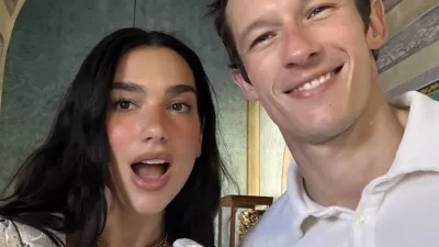 Dua Lipa in Callum Turner sta se poročila na civilni poroki v Londonu, poročno praznovanje pa sta imela v Palermu. F instagram Calluma Turnerja