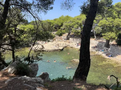 Dead Sea on the island of Lokrum in Croatia