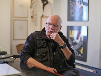 - 20.03.2019 - Kostja Gatnik, slikar, grafični oblikovalec in ilustrator//FOTO: Bojan Velikonja