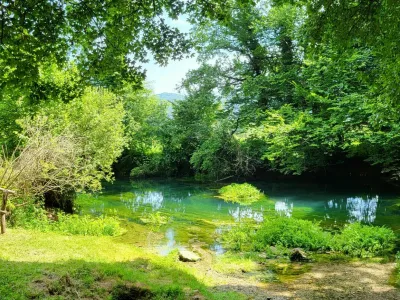 izvir krke / Foto: Katja Gle&scaron;čič 