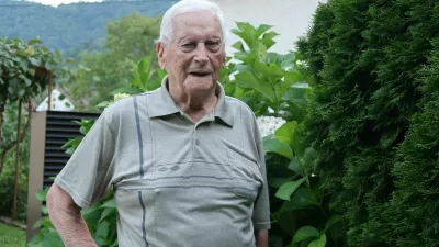 Alojz Bucik, rojen leta 1924, Avče pri Kanalu, borec 1. prekomorske brigade / Foto: Nata&scaron;a Bucik Ozebek