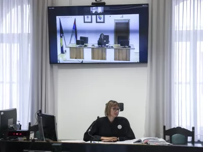 - 17.07.2024 - predobravnavni narok. Obtožena Andrej Jer&scaron;ič in Dejan Delić zaradi davčne zatajitve //FOTO: Jaka Gasar