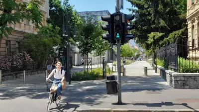 Semafor za kolesarje in pe&scaron;ce, Resljeva - 