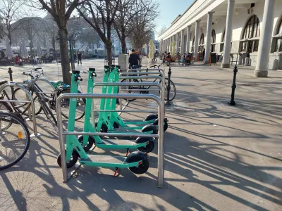 Na ljubljanske ulice so se vrnili Boltovi električni skiroji.&nbsp;