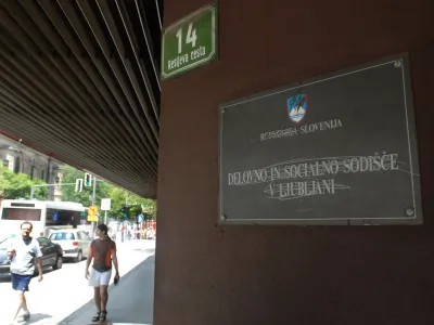 Delovno in socialno sodi&scaron;če v Ljubljani, //FOTO: Jaka Adamič<br>OPOMBA: ZA OBJAVO V ČASOPISU DNEVNIK