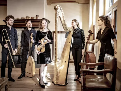 42. Festival Radovljica 2024 se bo začel 10. avgusta z nastopom zasedbe Castello Consort, program so naslovili &raquo;Symphoniae&laquo; &ndash; Glasba Nizkih dežel. Foto: Foppe Schut